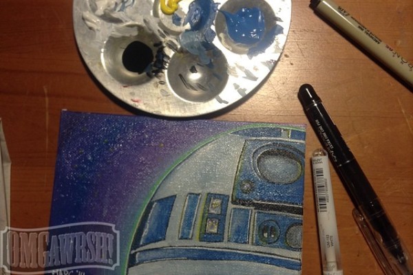 Painting R2d2